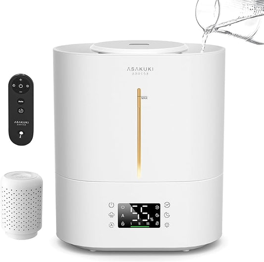 ASAKUKI 4L Top Fill Cool Mist Ultrasonic Humidifier